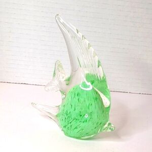 Art Glass Handblown Fish Statuette